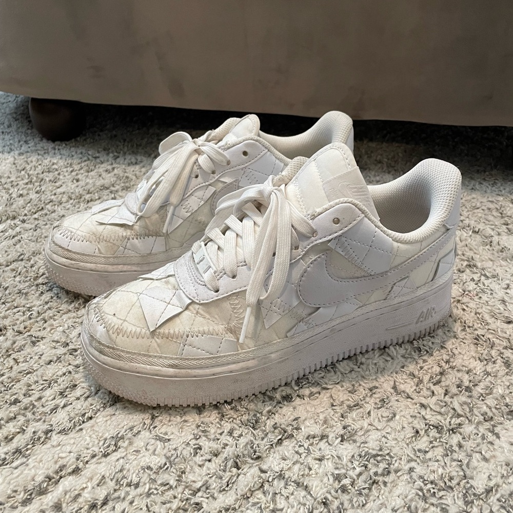 Nike Billie Eilish x Air Force 1 Low Triple White Size 6